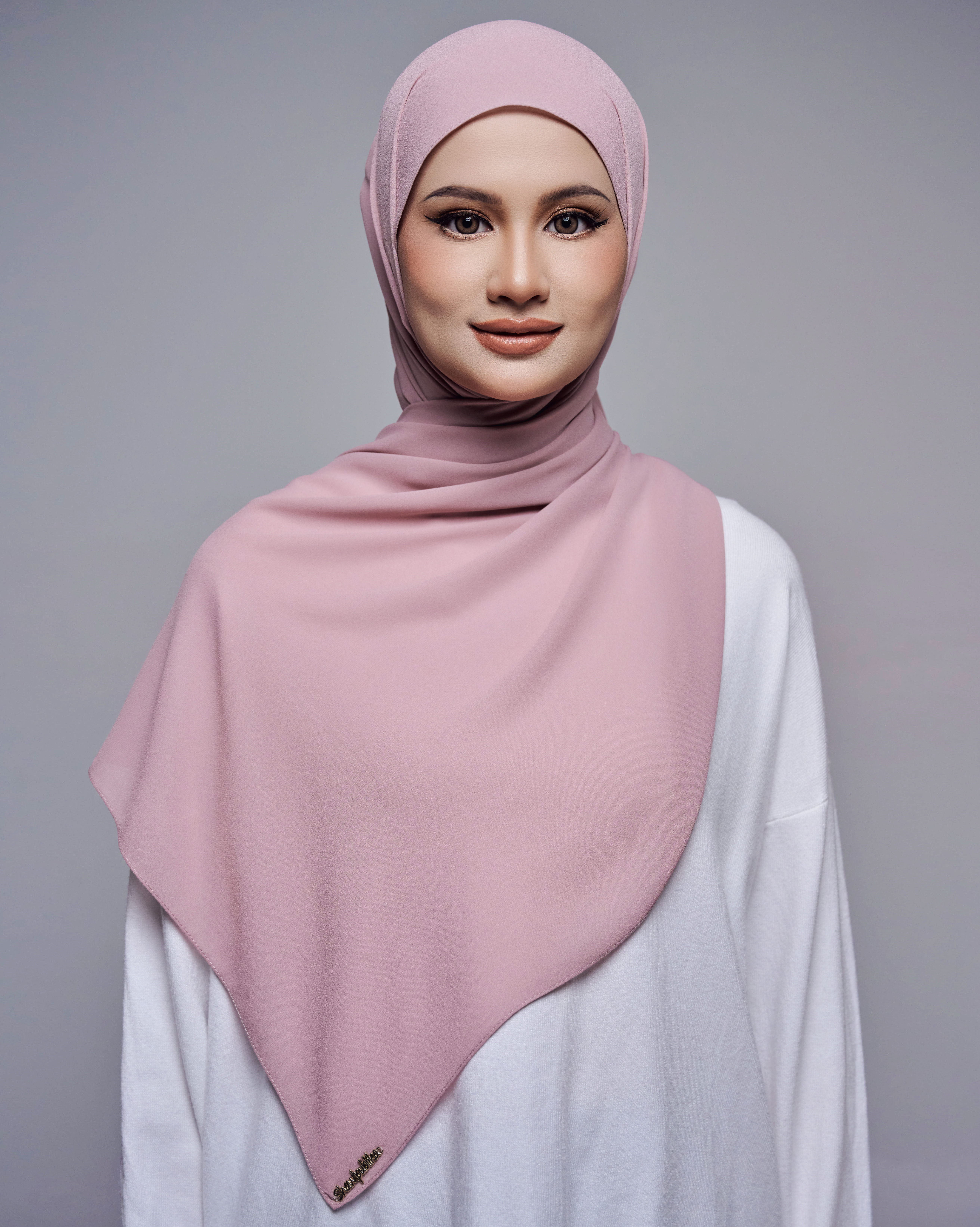 MALIQA SHAWL 2.0 IN DUSTY PINK