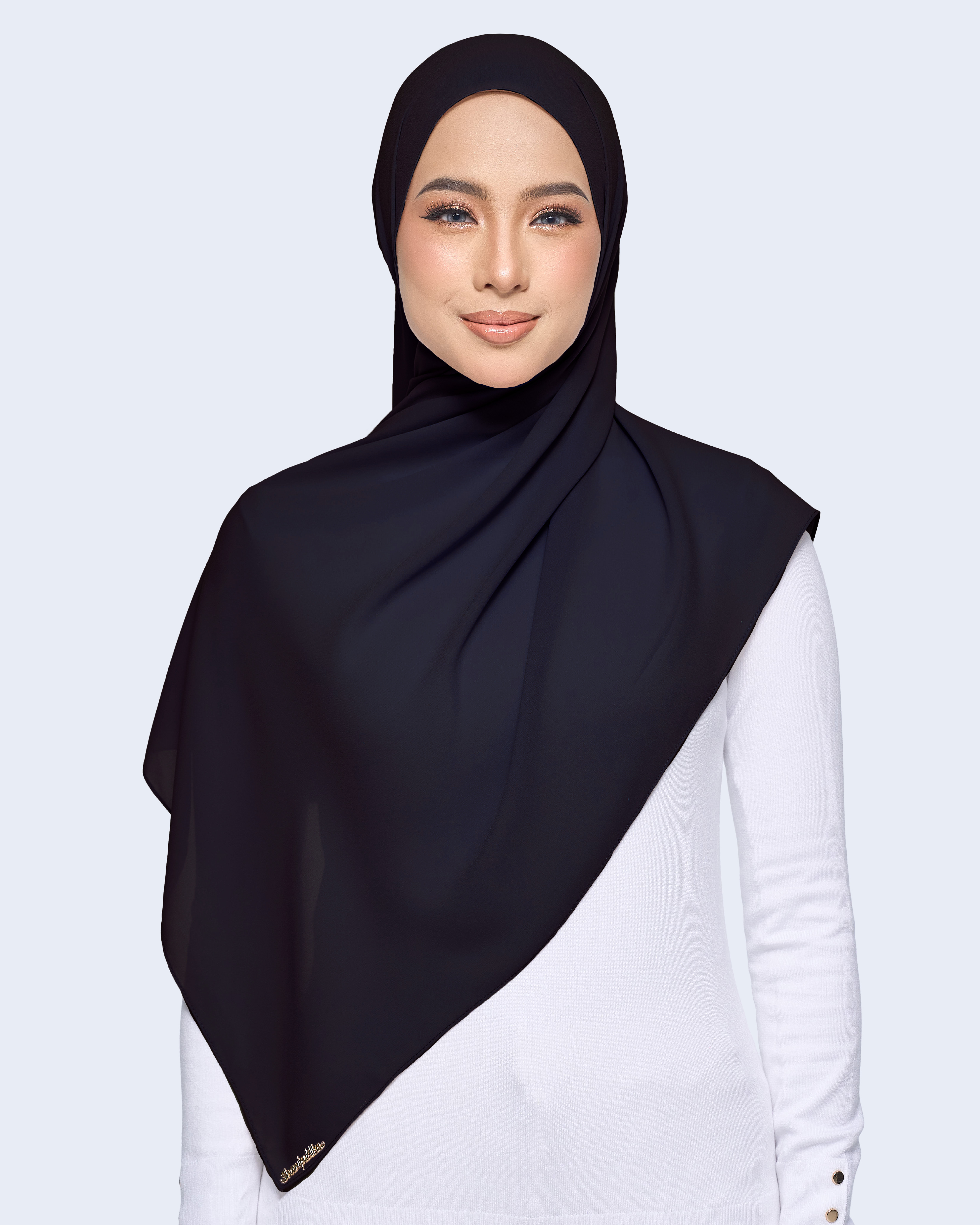 MALIQA SHAWL 2.0 IN DARK BLUE