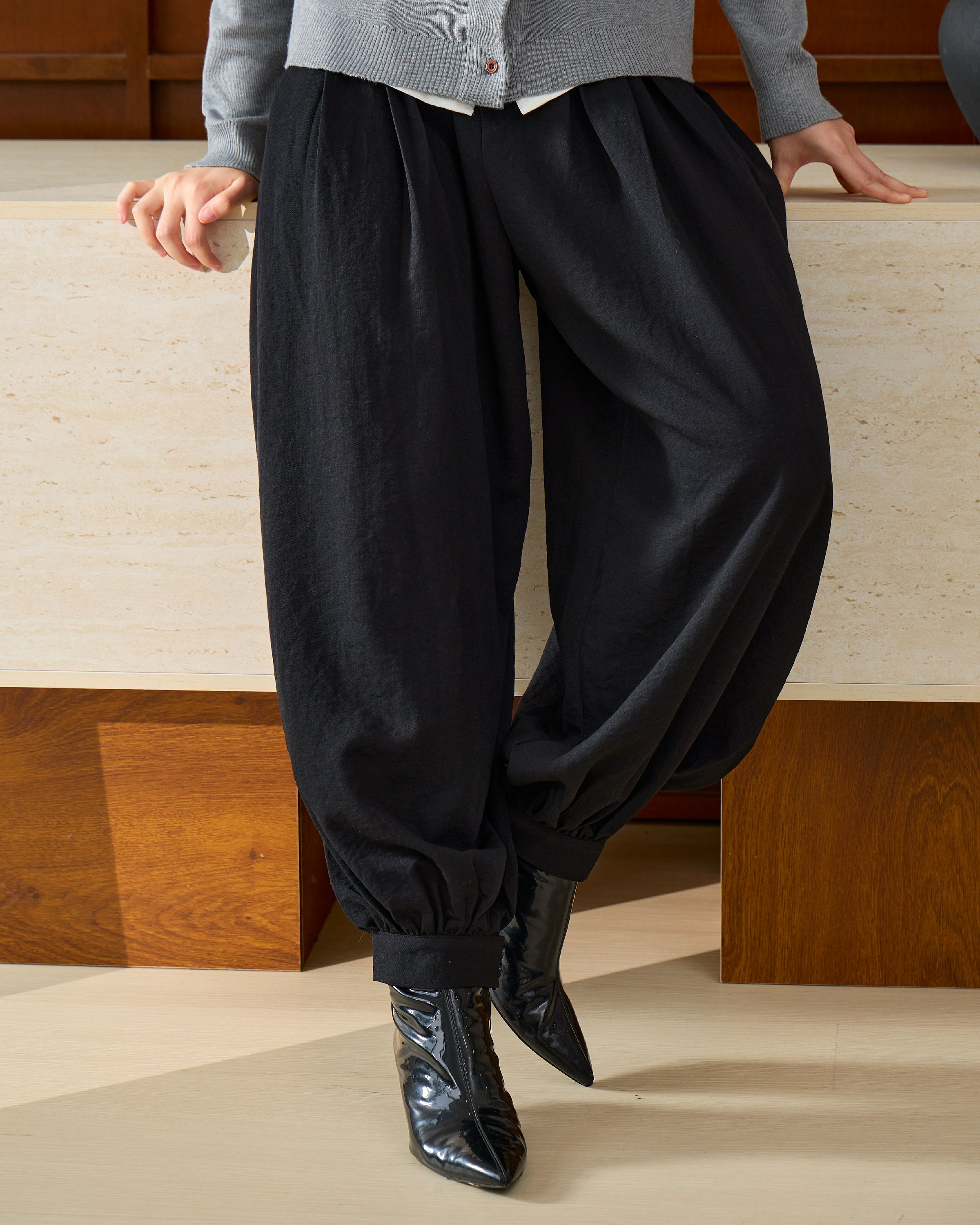 HA VANESSA PANTS IN BLACK