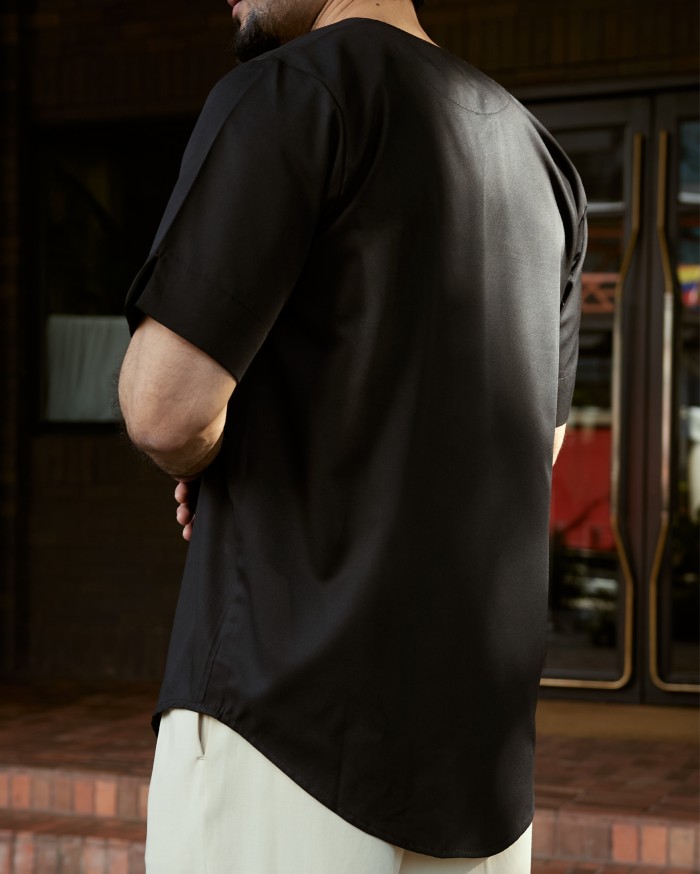KURTA BADR IN BLACK