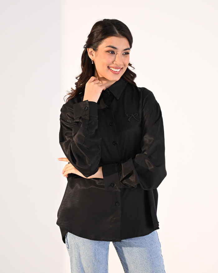 ELORA TOP IN BLACK