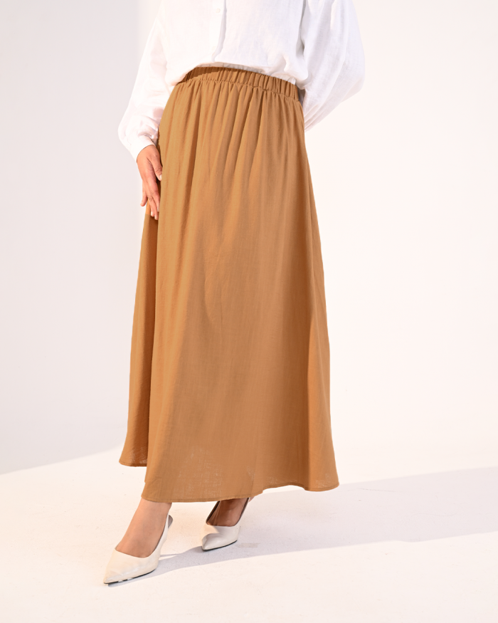 LAINEY SKIRT IN BROWN