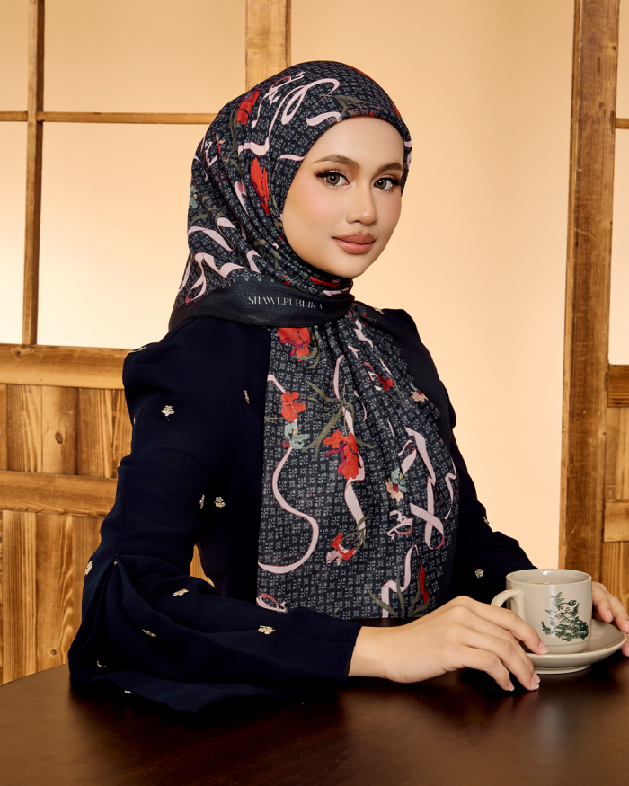 TENUN RAYA CITRA IN DARK BLUE