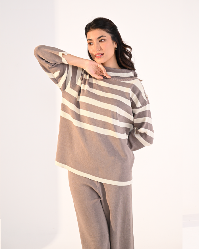 STARLA SET IN DEEP BROWN