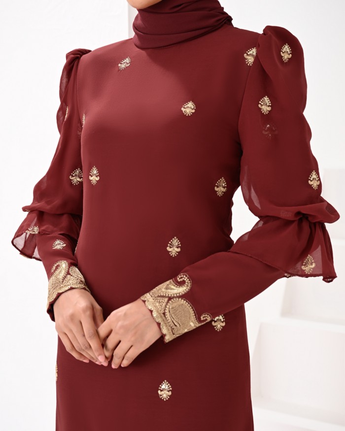 DARSHA IN MAROON