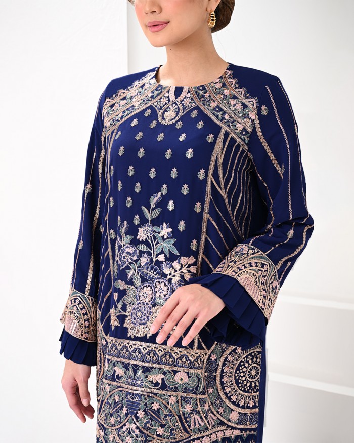 MOUSHMI IN DARK BLUE