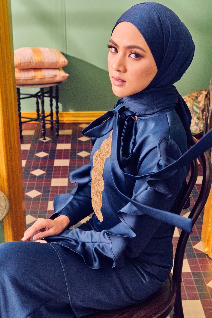 KAJOL IN NAVY BLUE
