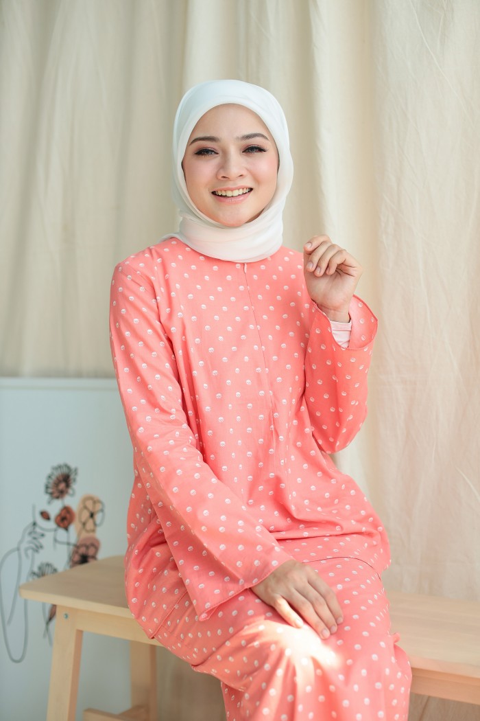 KURUNG MISHA IN SALMON