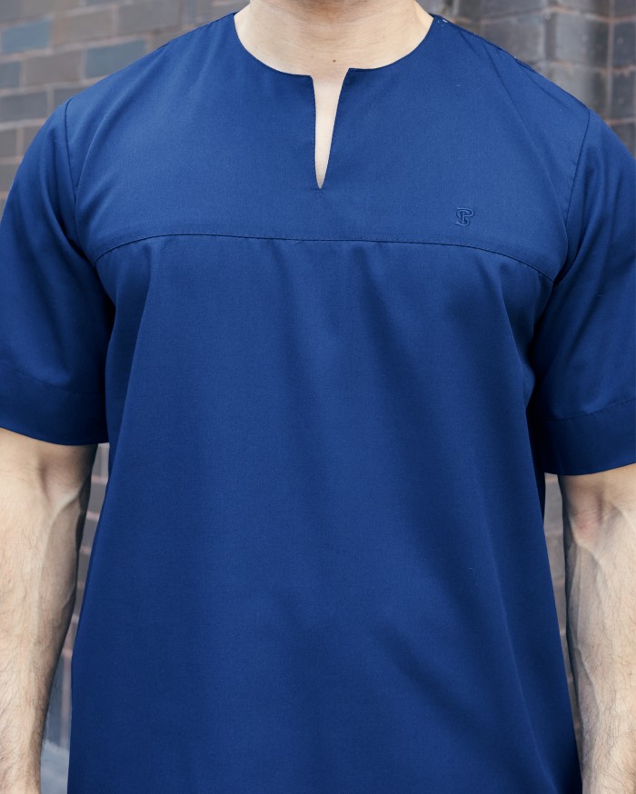 KURTA BADR IN NAVY BLUE