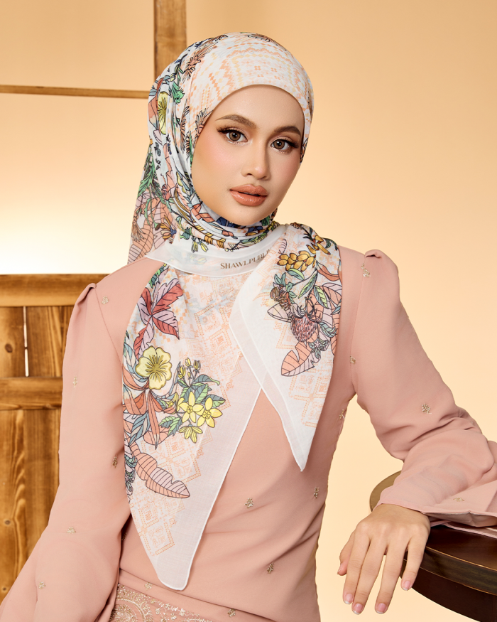 TENUN RAYA RINJANI IN SUPER WHITE