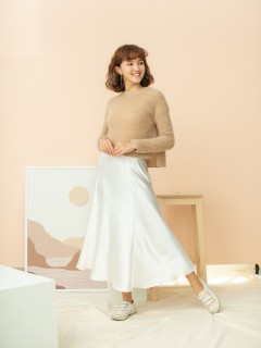 SAY-TEEN SKIRT IN STUDIO WHITE