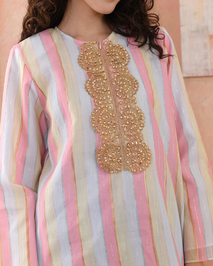 NIDDHI 3.0  SOFT PINK YELLOW