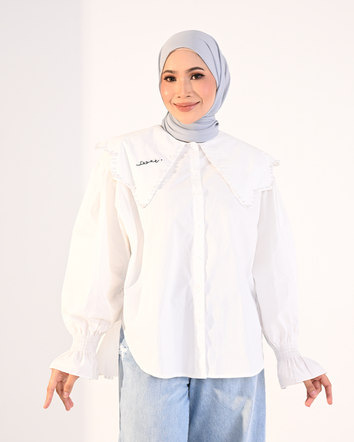 AYLEEN TOP IN WHITE
