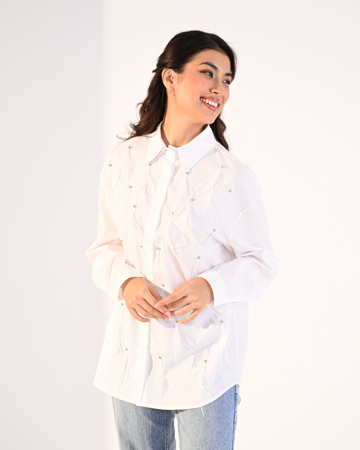 LIONA TOP IN WHITE