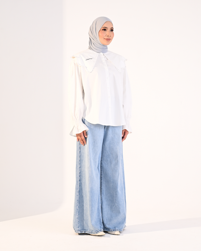 AYLEEN TOP IN WHITE