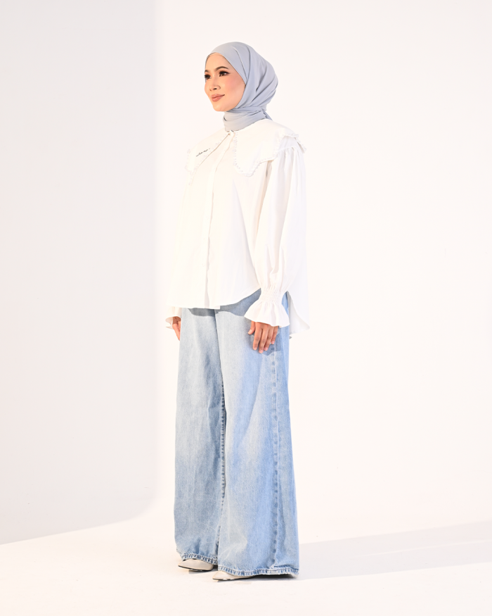 AYLEEN TOP IN WHITE