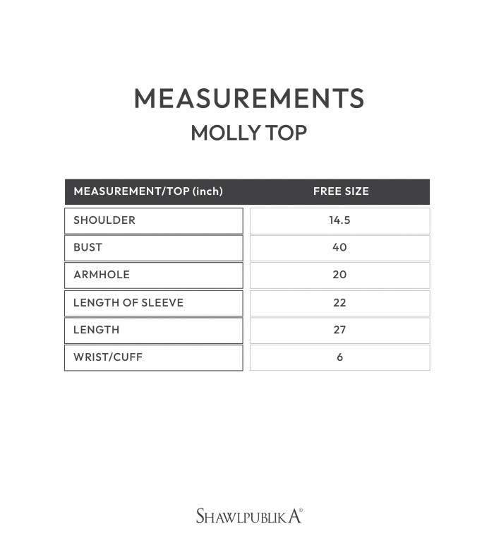 MOLLY TOP IN BLACK