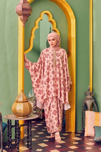 CS MEENAKSHI CAFTAN IN LATTE