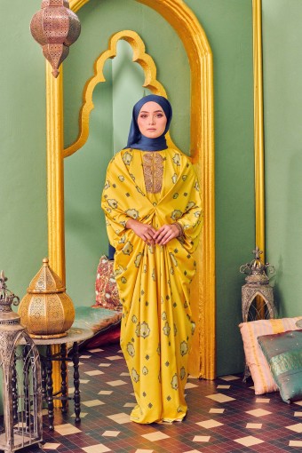 PRIYADAR CAFTAN IN PINEAPPLE YELLOW