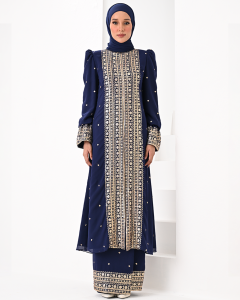 DEFECT SADHIKA IN NAVY BLUE