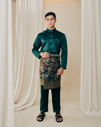 BAJU MELAYU IN EMERALD GREEN
