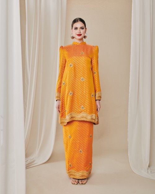 ANJALI IN YELLOW ORANGE