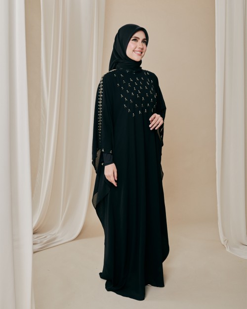 DEF NEYSHA CAFTAN IN BLACK