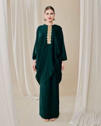 ANCHAL CAFTAN IN E.GREEN