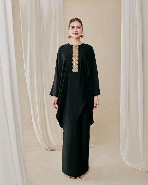 ANCHAL CAFTAN IN BLACK