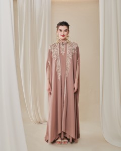 RHEA CAFTAN IN ROSE GOLD