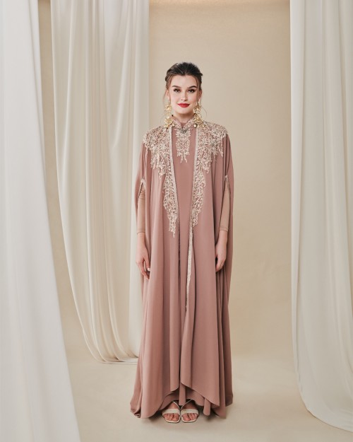 DEF RHEA CAFTAN IN ROSE GOLD