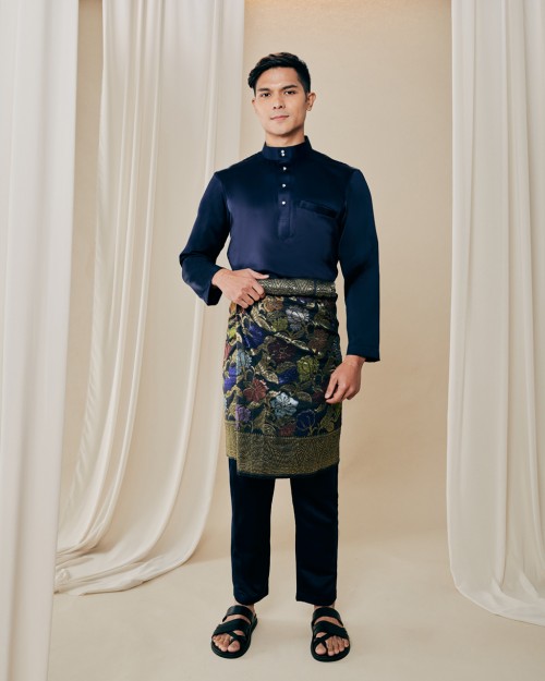 BAJU MELAYU IN BLUE BLACK