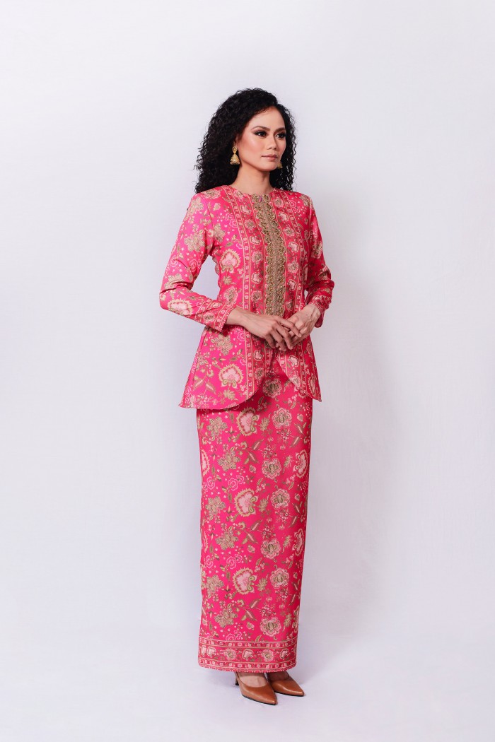 LARA KEBAYA (HOT PINK)