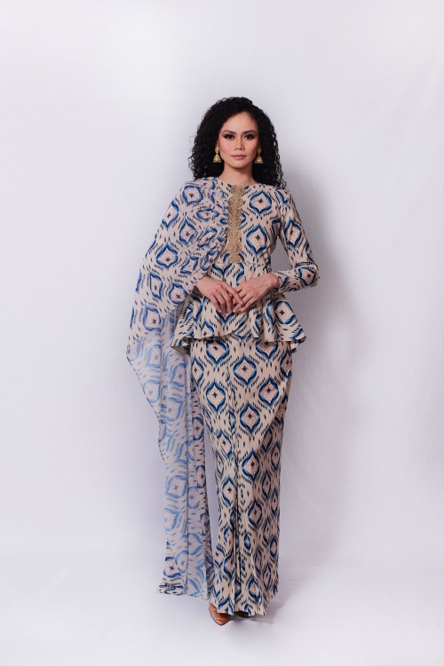 ROOPA KEBAYA (OCEAN BLUE)