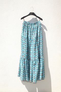 MORGAN SKIRT IN BLUE FLOWER