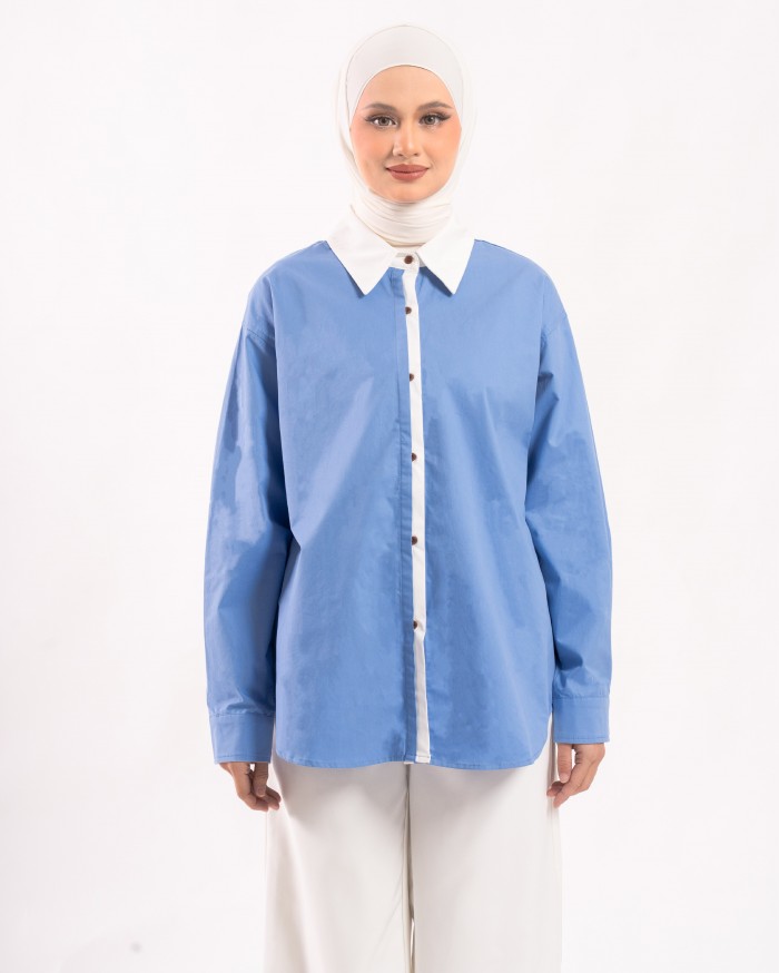 AMARA TOP IN BLUE