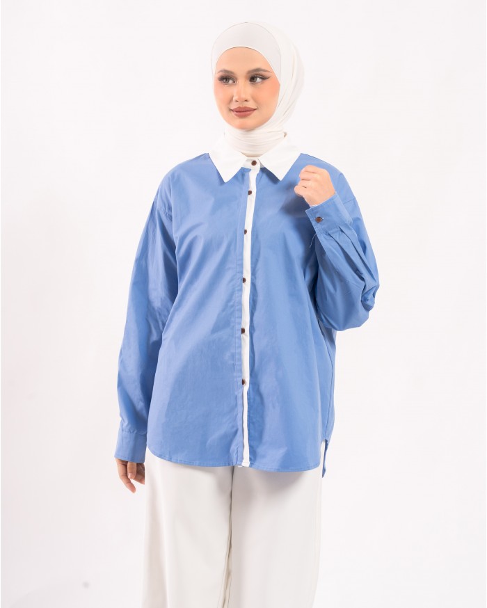 AMARA TOP IN BLUE