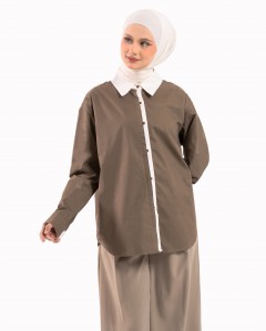 AMARA TOP IN BROWN