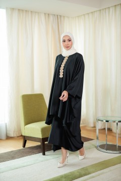 ANSHIKA CAFTAN IN BLACK