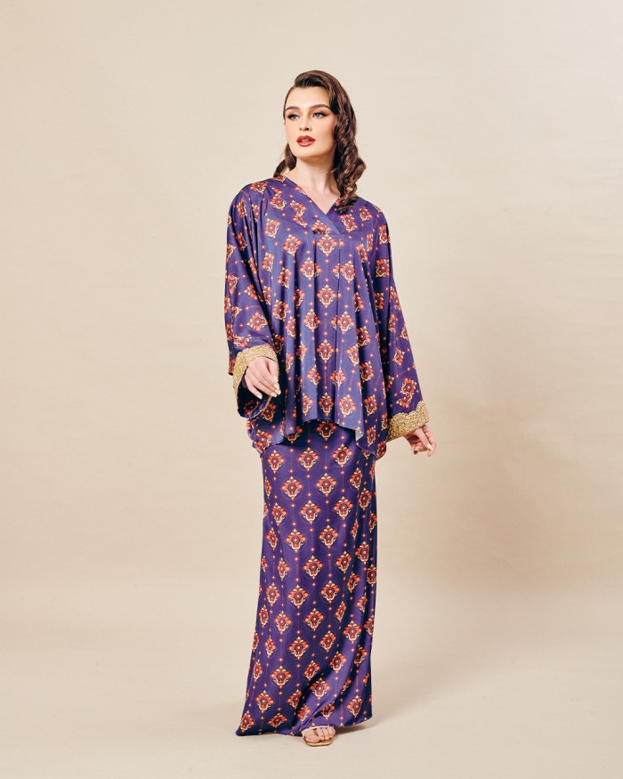 ASHA CAFTAN IN PURPLE