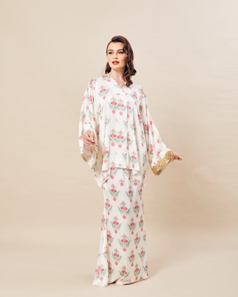 ASHA CAFTAN IN WHITE