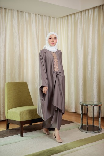 AZUREEN CAFTAN IN GREY