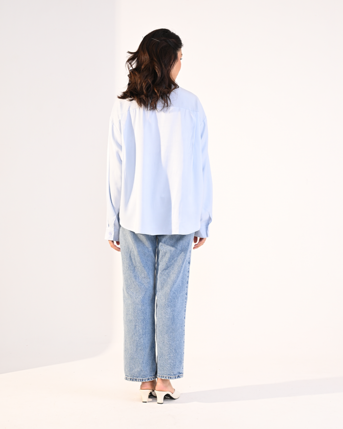 ELORA TOP IN BABY BLUE