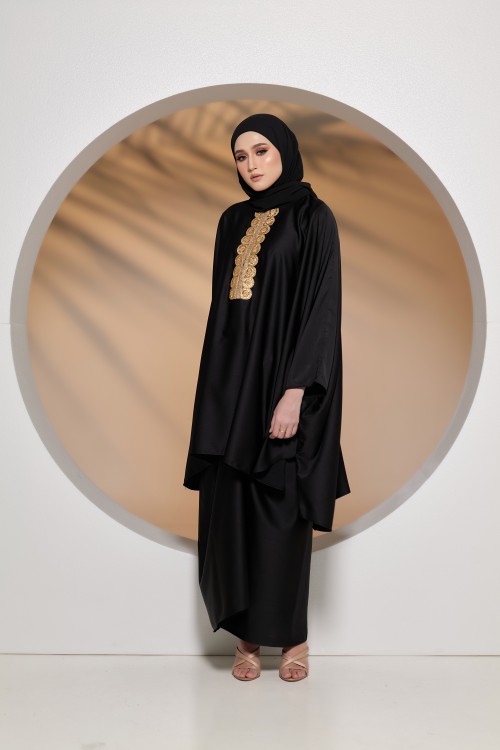 RANI CAFTAN IN BLACK