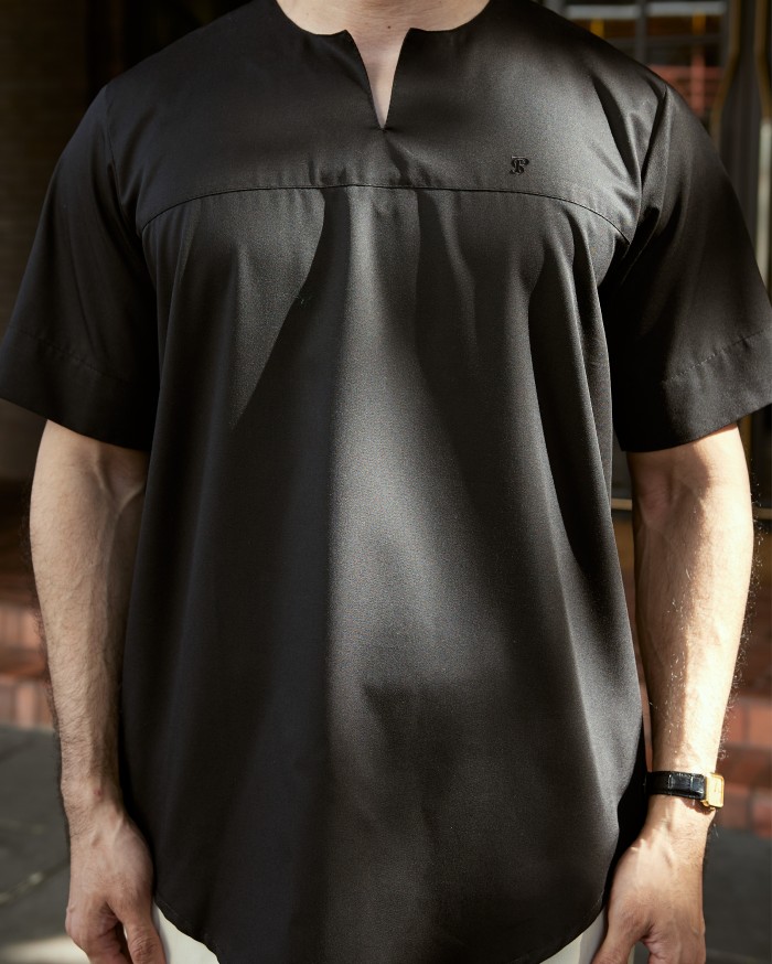 KURTA BADR IN BLACK