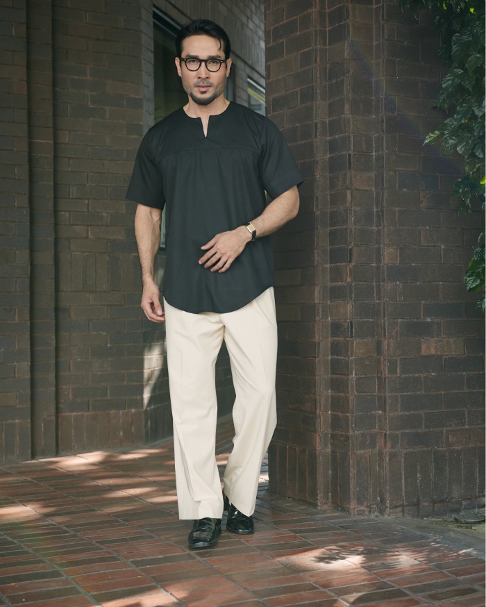 KURTA BADR IN BLACK