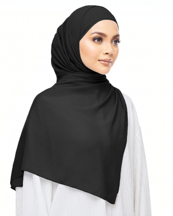 MALIQA SHAWL IN BLACK