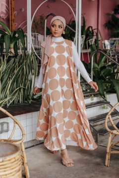 BONDY DRESS IN PEACH