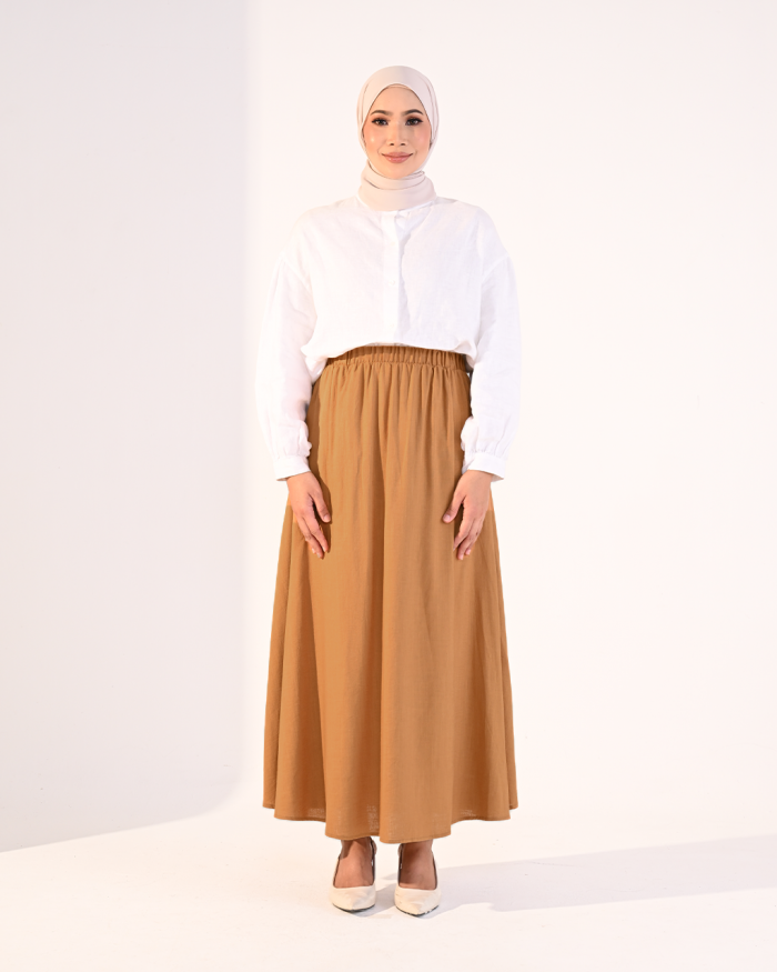 LAINEY SKIRT IN BROWN