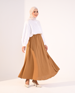 LAINEY SKIRT IN BROWN
